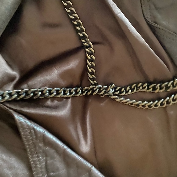 Price drop. Sandro P.  leather jacket from Paris and leather envelope purse - Picture 13 of 13